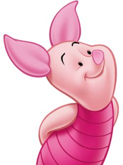 Porcinet timide mais present